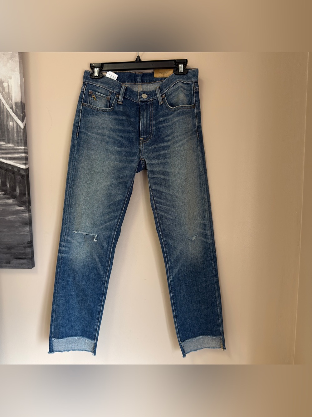 Ralph lauren polo women Blue Washed Straight Jeans
